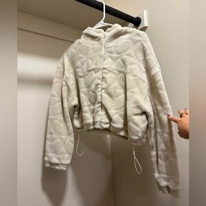 Urban Outfitters Beige Teddy Jacket